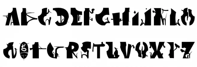 Afronsu Schriftart Groß