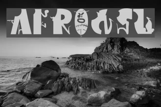 Afronsu Font examples