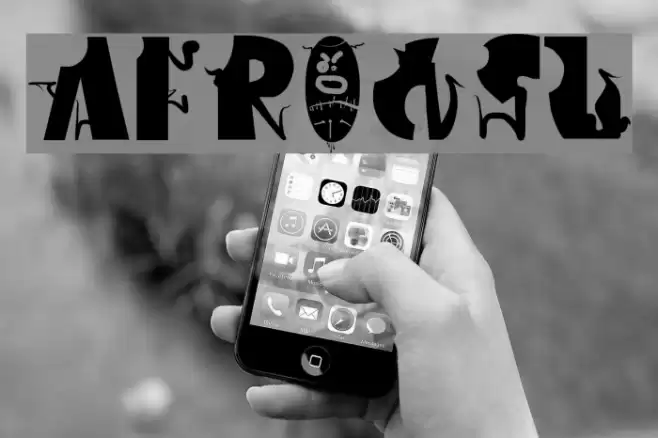 Afronsu Font examples
