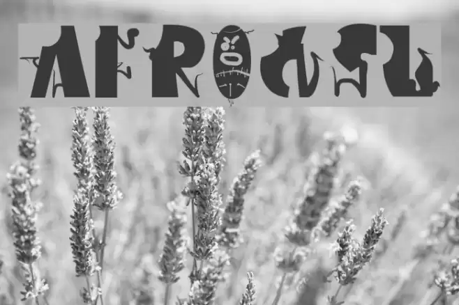 Afronsu Font examples