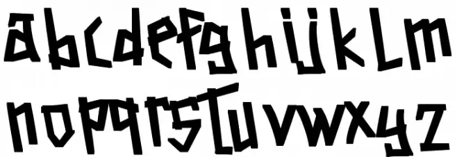 Afruemo خط أحرف صغيرة