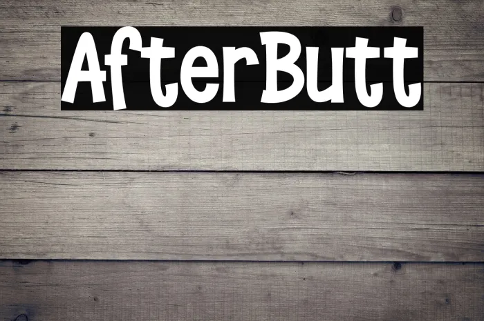 After Butt Example 3