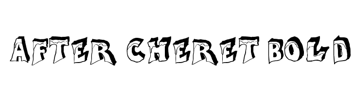 After Cheret Bold Font