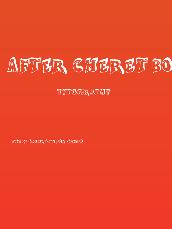 After Cheret Bold Poster