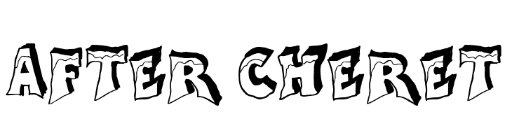 After Cheret  フリーフォントのダウンロード