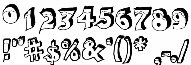 After Cheret Font OTHER CHARS