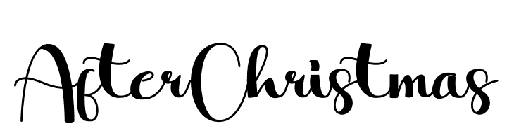After Christmas  font caratteri gratis