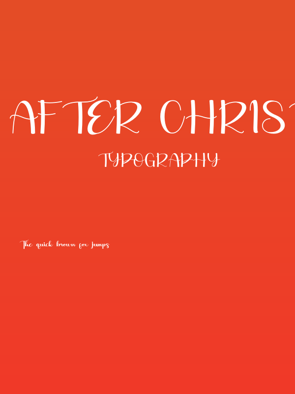 After Christmas Poster