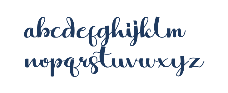 After Christmas Lowercase