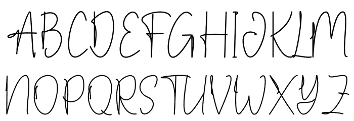 After Daylight Font UPPERCASE