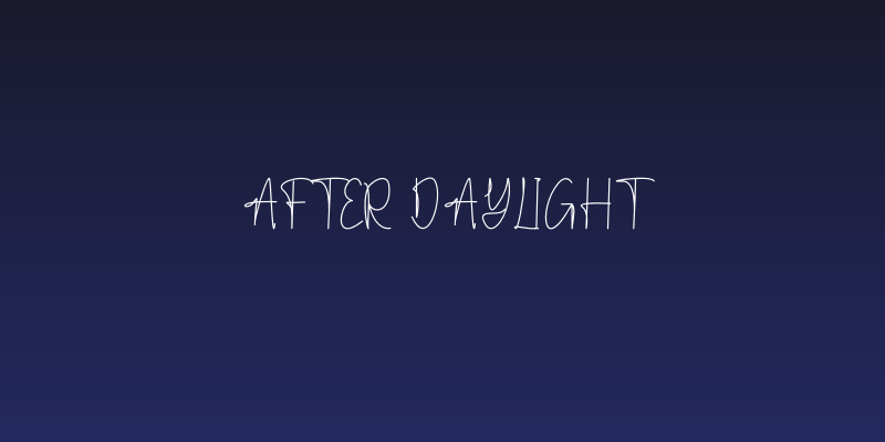 After Daylight Social Header