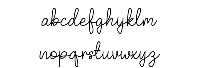 After Daylight Font LOWERCASE