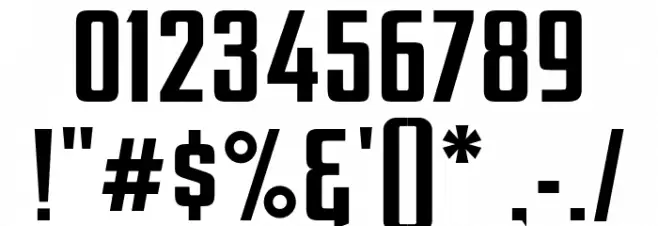 After Disaster Font OTHER CHARS