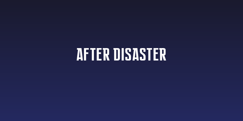 After Disaster Social Header