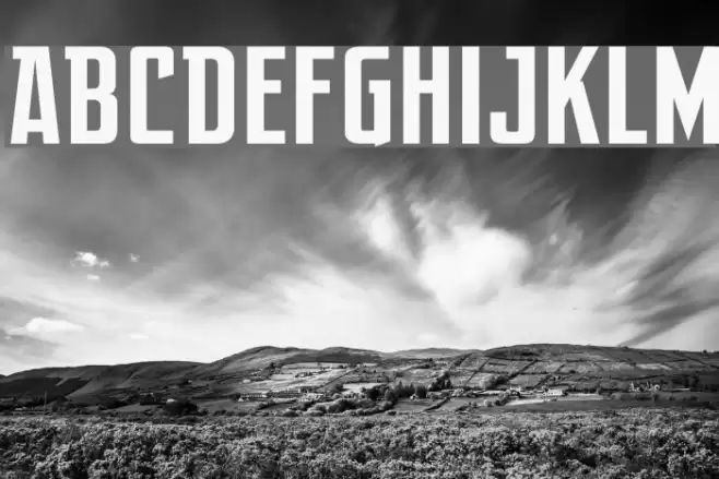 After Disaster Font examples