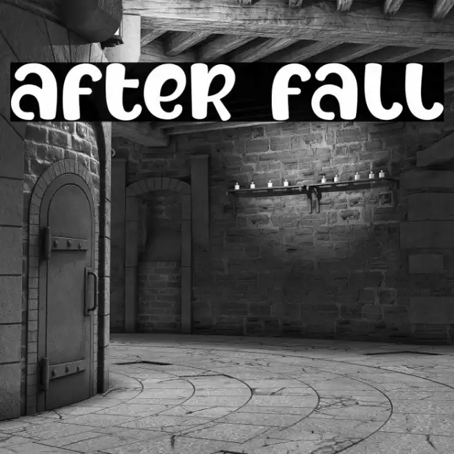 After Fall Fonte examples