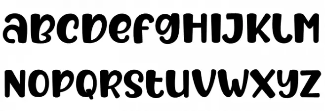 After Fall Font LOWERCASE