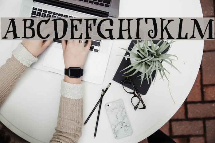 After Nightfall DEMO Regular Font examples
