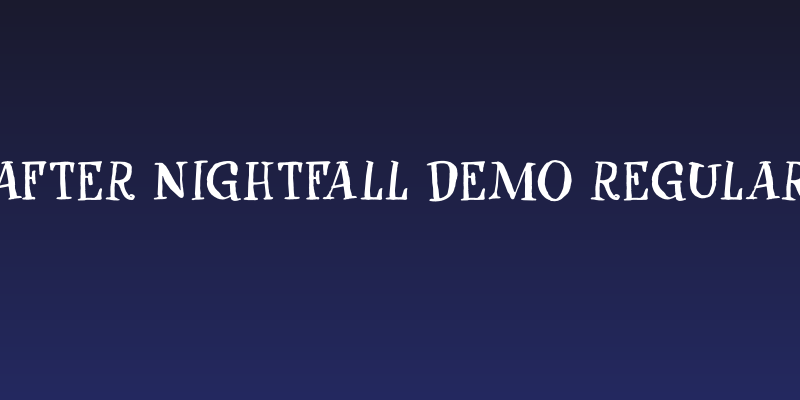 After Nightfall DEMO Regular Social Header