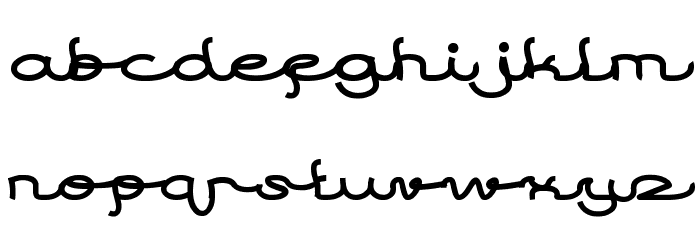After Party Font LOWERCASE