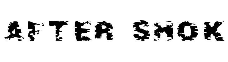 After Shok Font