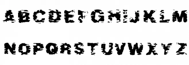 After Shok Schriftart Groß