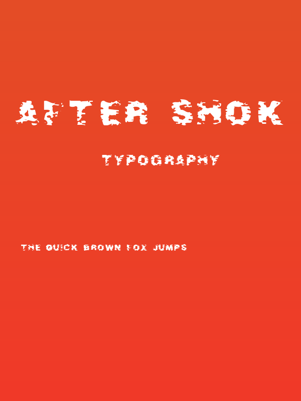 After Shok Poster