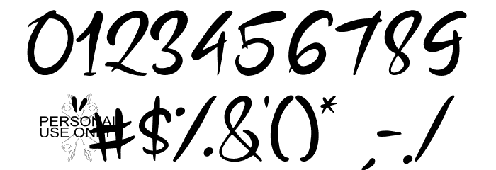 After Story Font OTHER CHARS