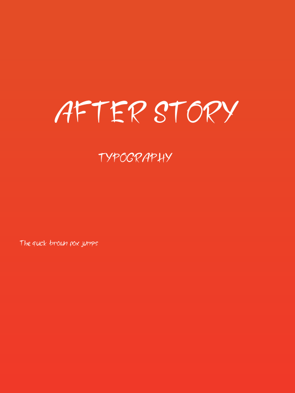 After Story Poster