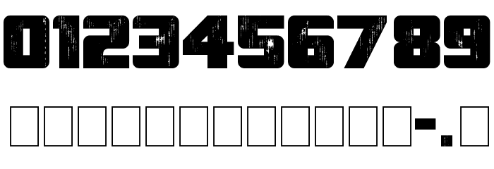 After the Goldrush Font OTHER CHARS