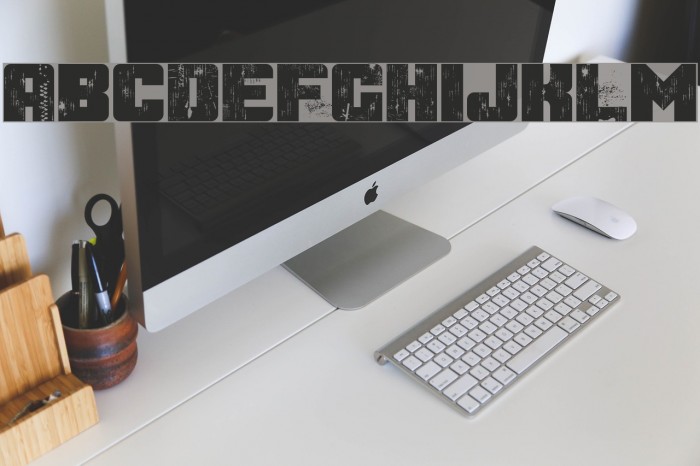 After the Goldrush Font examples