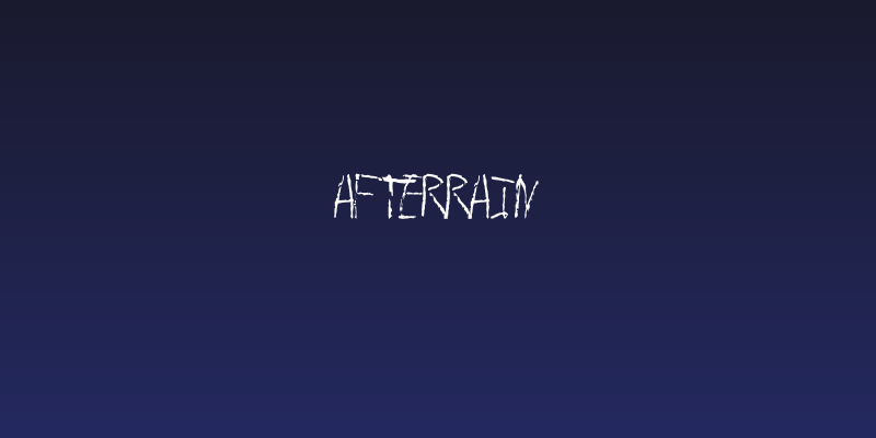 AfterRain Social Header