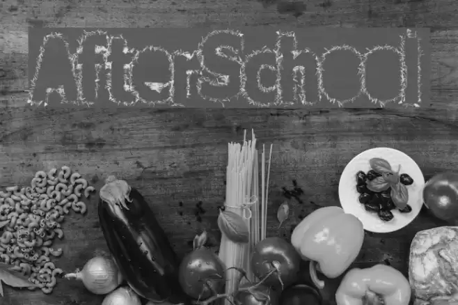 AfterSchool Font examples