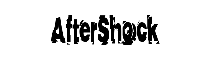 AfterShock Font