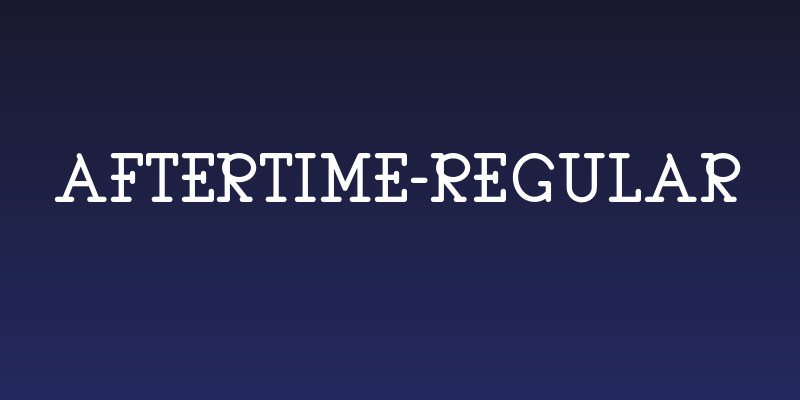 AfterTime-Regular Social Header