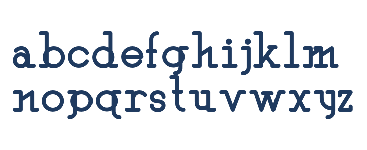 AfterTime-Regular Lowercase