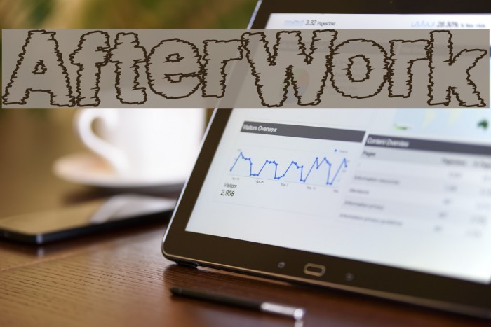 AfterWork फ़ॉन्ट examples