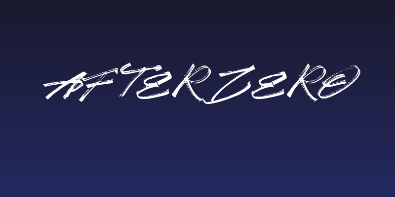AfterZero Social Header