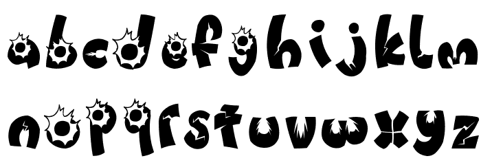 After_Attack Font LOWERCASE