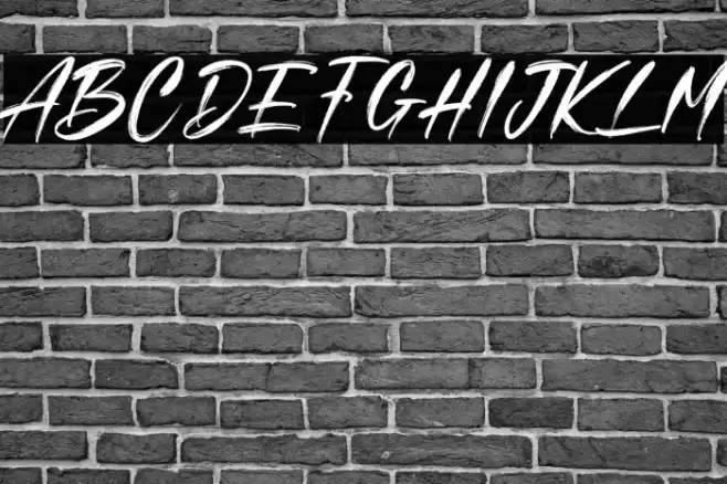 Aftercoma Free Regular Font examples