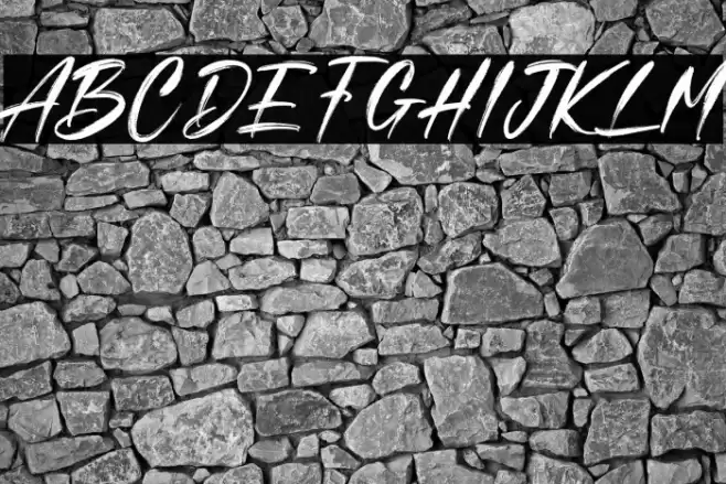 Aftercoma Free Regular Font examples