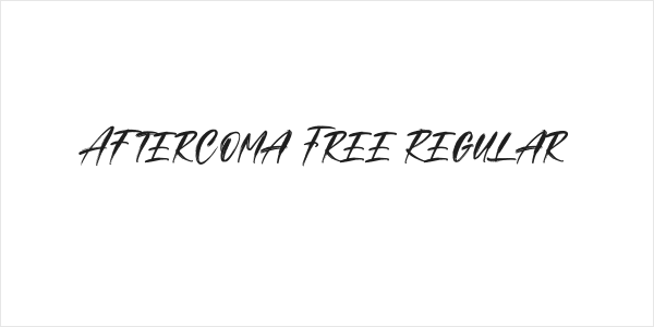 Aftercoma Free Regular Logo