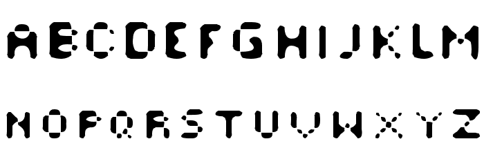 Afterfonts Font LOWERCASE