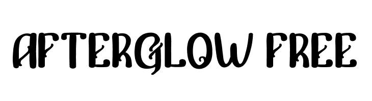 Afterglow FREE  Descarca Fonturi Gratis