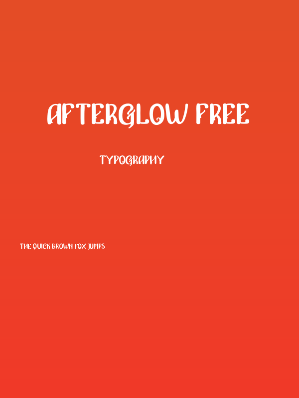 Afterglow FREE Poster