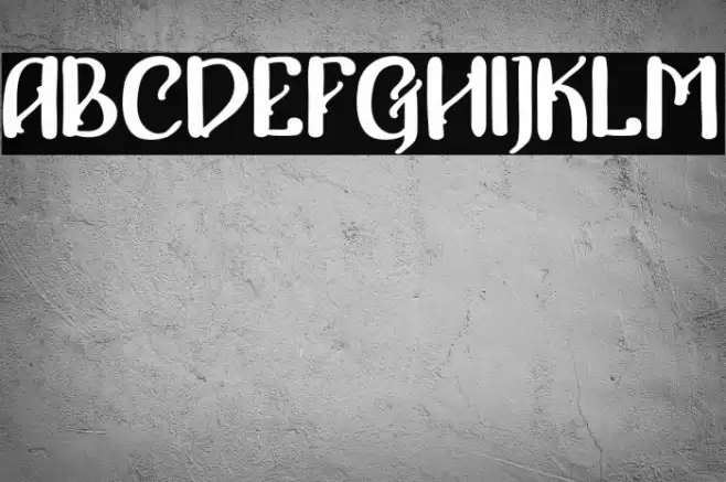 AfterglowFREE Font examples