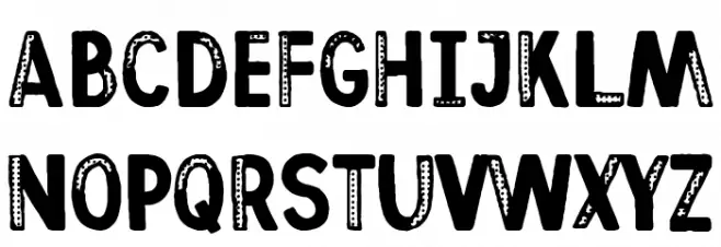 Afterhours Font UPPERCASE