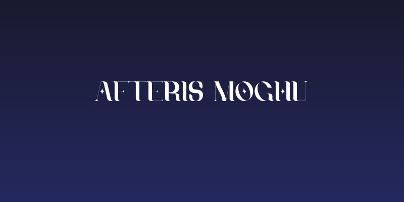 Afteris Moghu Social Header