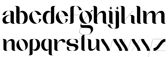 Afteris Moghu Font LOWERCASE