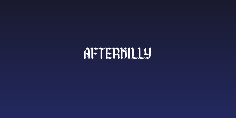 Afterkilly Social Header